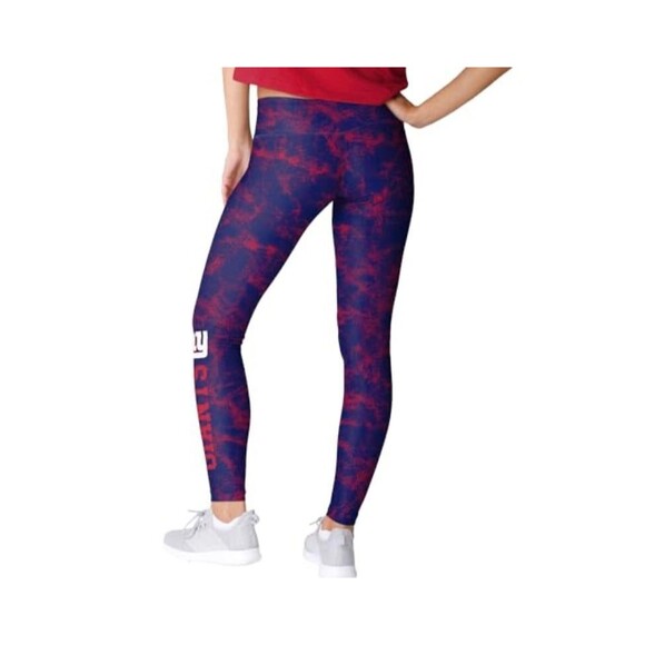 FOCO New York Giants NFL Team Color Cloud Leggings  Size X-Large New - Picture 2 of 8